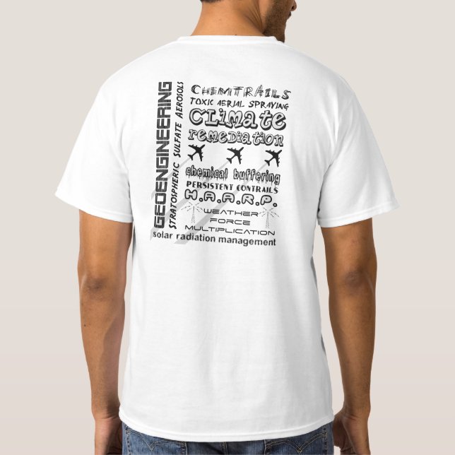 Camiseta Geoengineering o clima (Verso)