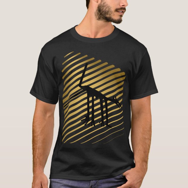 Camiseta Geoglifos das Linhas Nazcas - Animais Antigos (Frente)