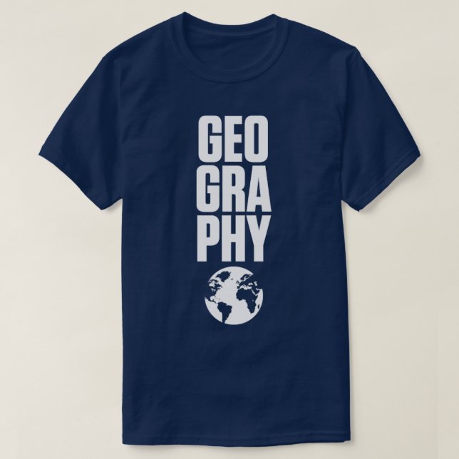 Camiseta Geografia (Frente do Design)