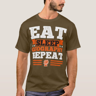 Camiseta Geografia Comer Sleep