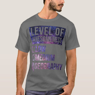 Camiseta Geografia Engraçada Nível De Arte 2