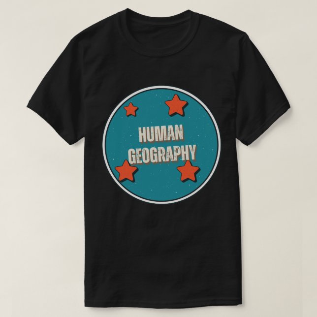 Camiseta Geografia Humana (Frente do Design)