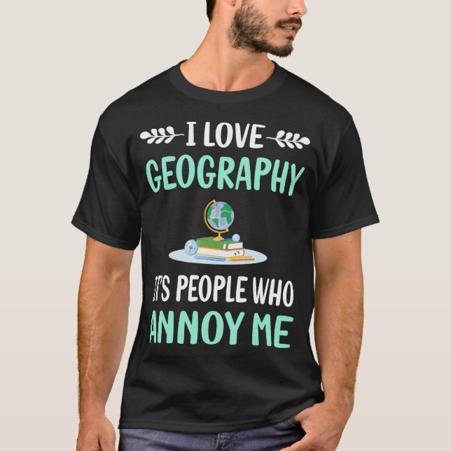 Camiseta Geografia Irritante (Frente)