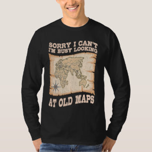 Camiseta Geógrafo Mapa Mundial Cartógrafo Geografia Geologi