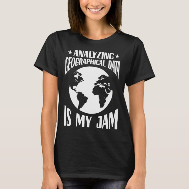 Camiseta Geographical Mapping Cartography World Map (Frente)
