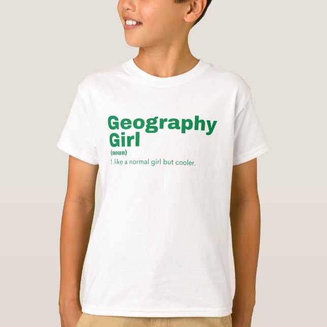 Camiseta Geography Girl - Geography (Frente)