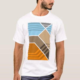 Camiseta Geologia abstrata da zona do Subduction