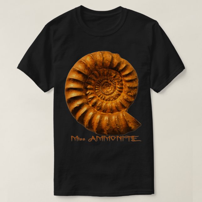 Camiseta geologia amoníaca (Frente do Design)