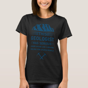 Camiseta Geologia Ciência da Terra Geólogo Engraça