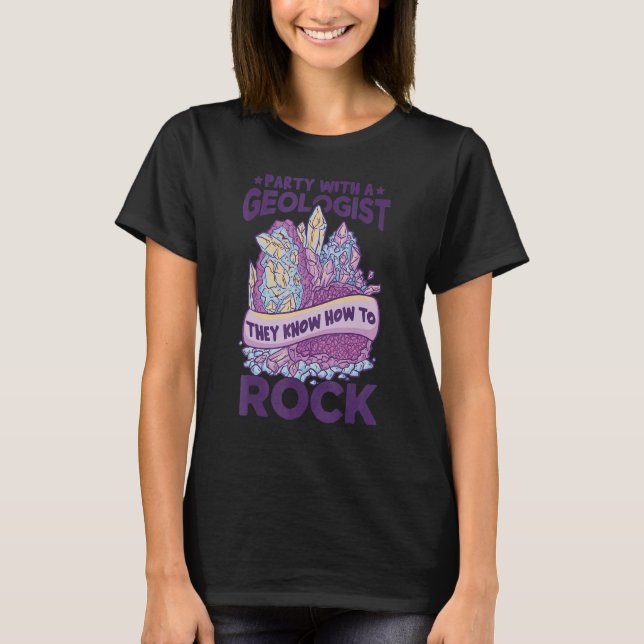 Camiseta Geologia das Mulheres Coletivas de Rock do Partido (Frente)