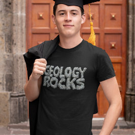Camiseta Geologia Divertida Rochas - Piada de Ciência da Te