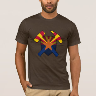 Camiseta Geologia do Arizona- Martelo de Rocha e Escudo