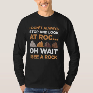 Camiseta Geologia Engraçada Oh Espere Eu Vejo Uma Coleta Ro