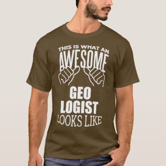 Camiseta Geologia Engraçado Design do Presente