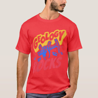 Camiseta Geologia Feminina Rochas Negrito Comic Ciência Roc
