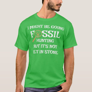 Camiseta Geologia Fóssil de Caça para o Paleontólogo Geolog