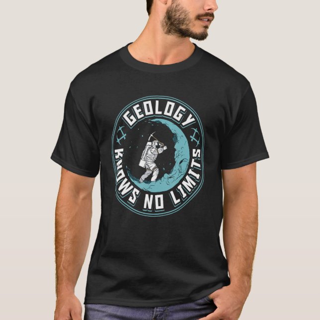 Camiseta Geologia Geológica Mineral Rock Coleta Fósseis (Frente)
