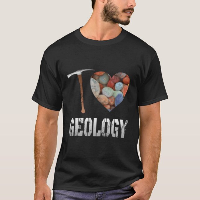 Camiseta Geologia I Love Geology Eh Science Geologist (Frente)