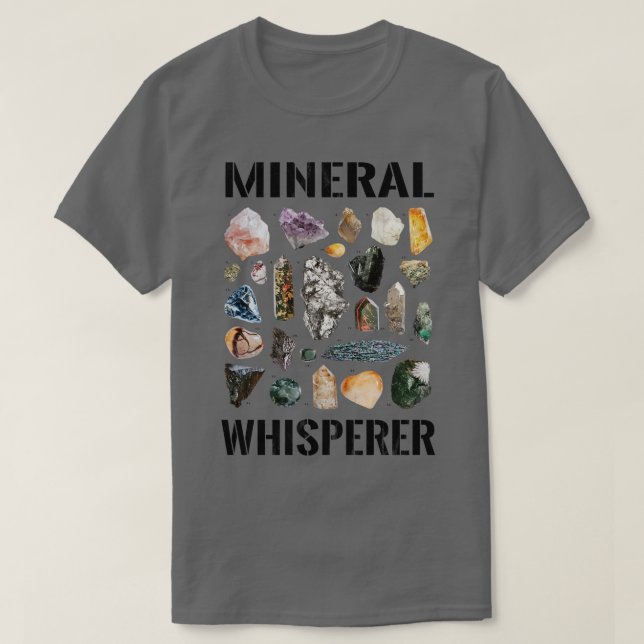 Camiseta Geologia Mineralogia Petrologia Pedras Minerais (Frente do Design)