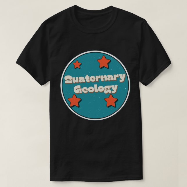Camiseta Geologia quaternária (Frente do Design)