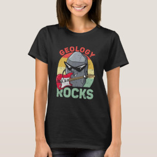 Camiseta Geologia Rochas Coletor de Rochas Geólogo Músico M