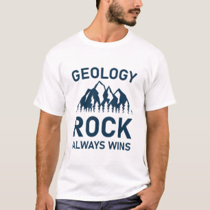 Camiseta Geologia rock sempre ganha - Geólogo