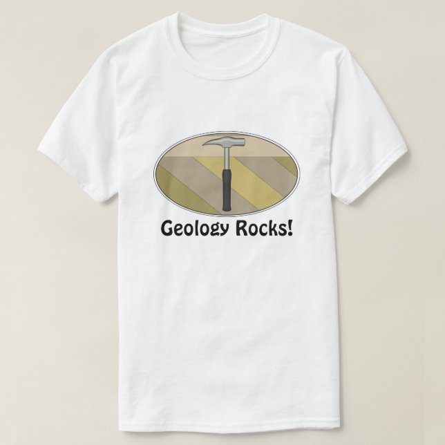Camiseta Geologia Rocks! (Frente do Design)