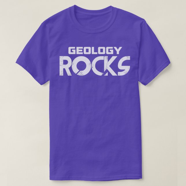 Camiseta Geologia ROCKS para geólogos (Frente do Design)