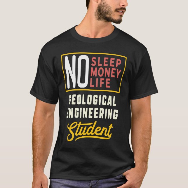 Camiseta Geological Engineering Major Studen Graduation (Frente)