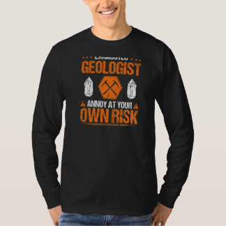 Camiseta Geologist Own Risk Geology