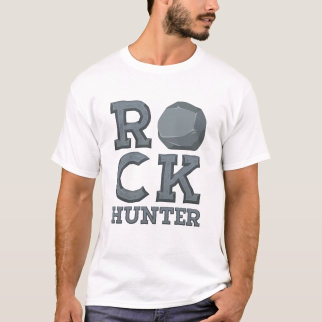 Camiseta Geologista Rock Hunter (Frente)