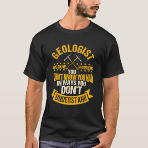 Camiseta Geólogo Cientista da Terra Coletor de Minerais e R