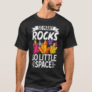 Camiseta Geólogo Coleta de Minerais Rochas Fósseis Tantos