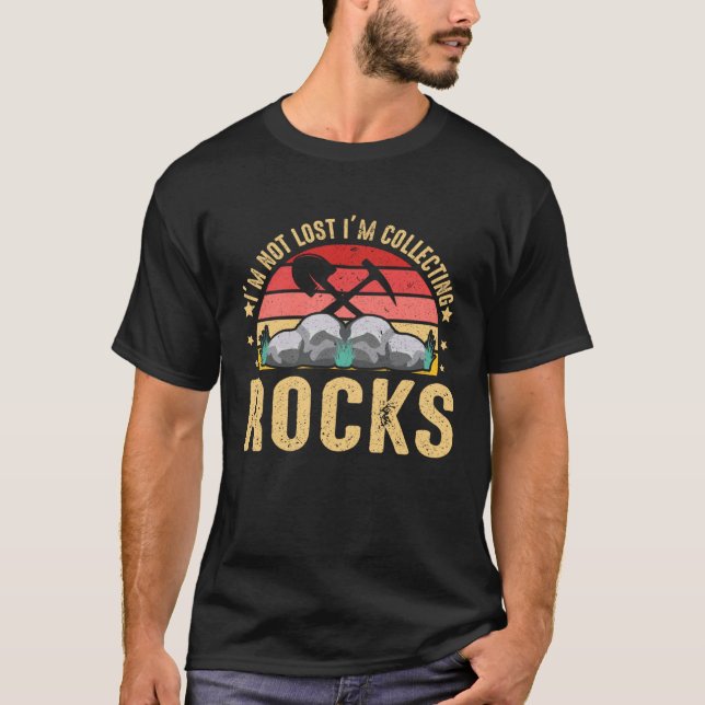 Camiseta Geólogo do Rock Collector Geológico (Frente)