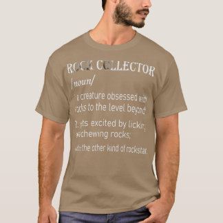 Camiseta Geólogo do Rock Collector Rockhoundist