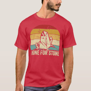 Camiseta Geólogo Engraçado Caçador De Rochas Sozinho Por Pe