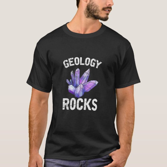 Camiseta Geólogo Engraçado Pangea Rock Collector Geology Ro (Frente)