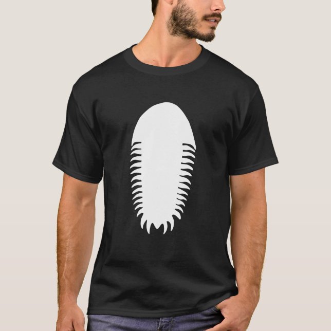 Camiseta Geólogo Fóssil de Trilobite Paleontólogo (Frente)