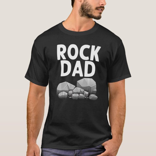 Camiseta Geology For Dad Men Rock Collector Rock (Frente)