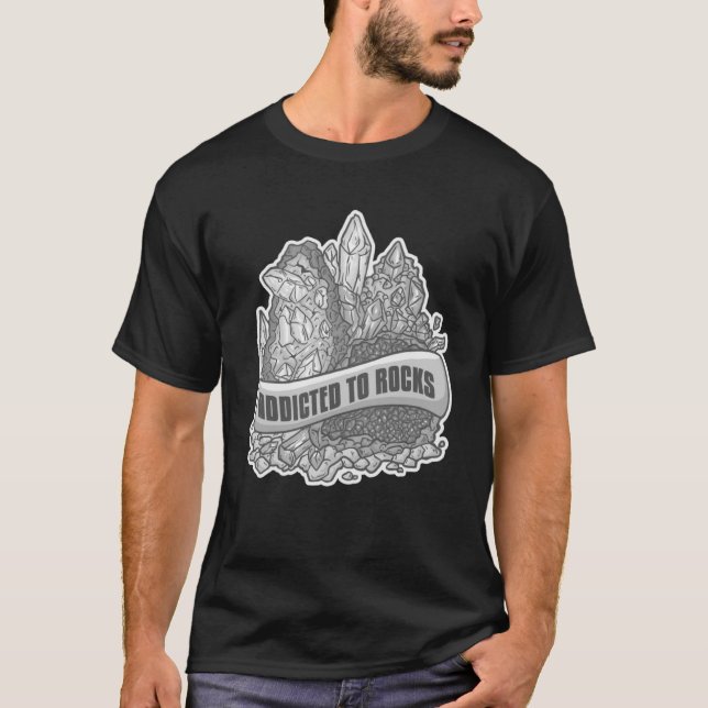Camiseta Geology RockhoundRock Geode Collecto (Frente)