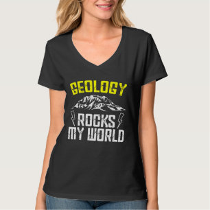 Camiseta Geology Rocks My World Minerals Rock Collector Geo