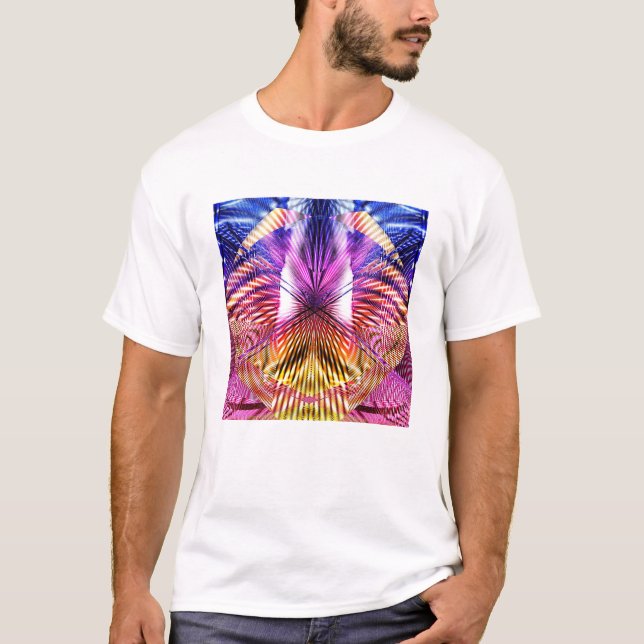 Camiseta Geometria abstrata 1.2d (app) (Frente)