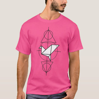 Camiseta Geometria da grua de papel
