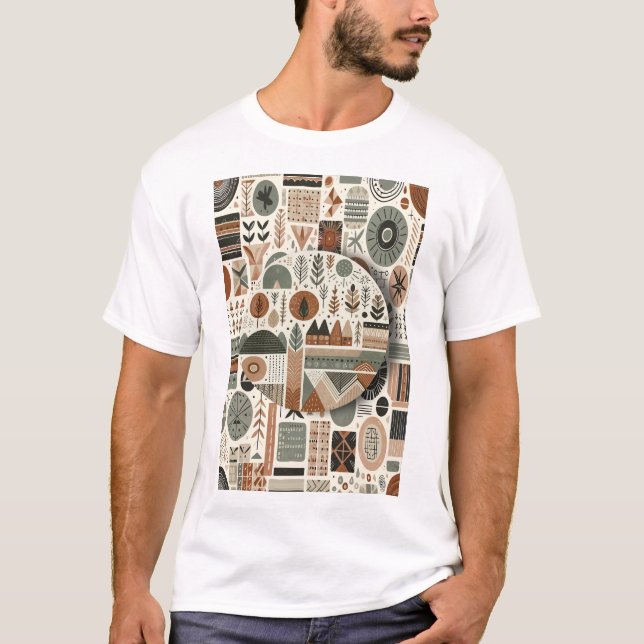 Camiseta Geometria da Natureza (Frente)