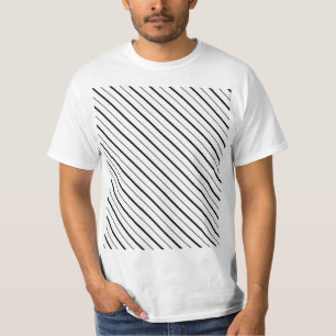 Camiseta Geometria de Linha Preta Simples