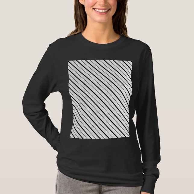 Camiseta Geometria de Linha Preta Simples (Frente)