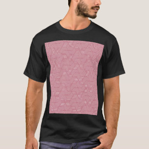 Camiseta Geometria de Linha: Textura Vintage Moderna