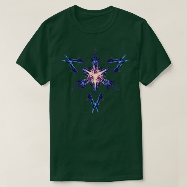 Camiseta Geometria Energetica Sinátese Cibernética Controle (Frente do Design)