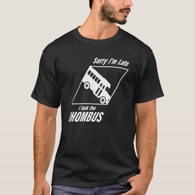Camiseta Geometria Estudantes de Matemática Geek de Profess (Frente)