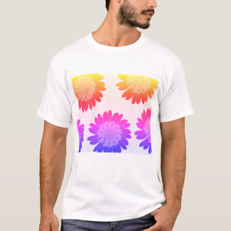 Camiseta Geometria Floral Moderna – Padrão Botânico Elegant
